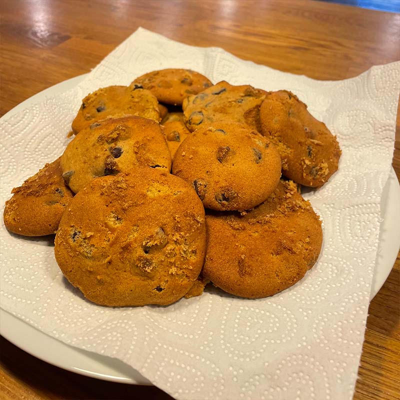 Pumpkin spiced cookies